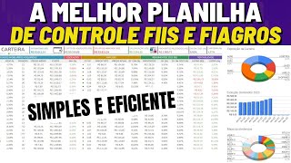 A MELHOR PLANILHA PARA CONTROLE DE FIIS/FIAGROS/FII-INFRAS