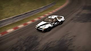 My Best Lap 6m 18s in Nordschleife 342KPH - Toyota Corolla GTS (AE86) | Need for Speed™ SHIFT (2009)