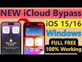 How to iCloud Bypass iPhone | New Bypass Tool Windows Full FREE | iOS 15/16 | iPhone Locked to Owner