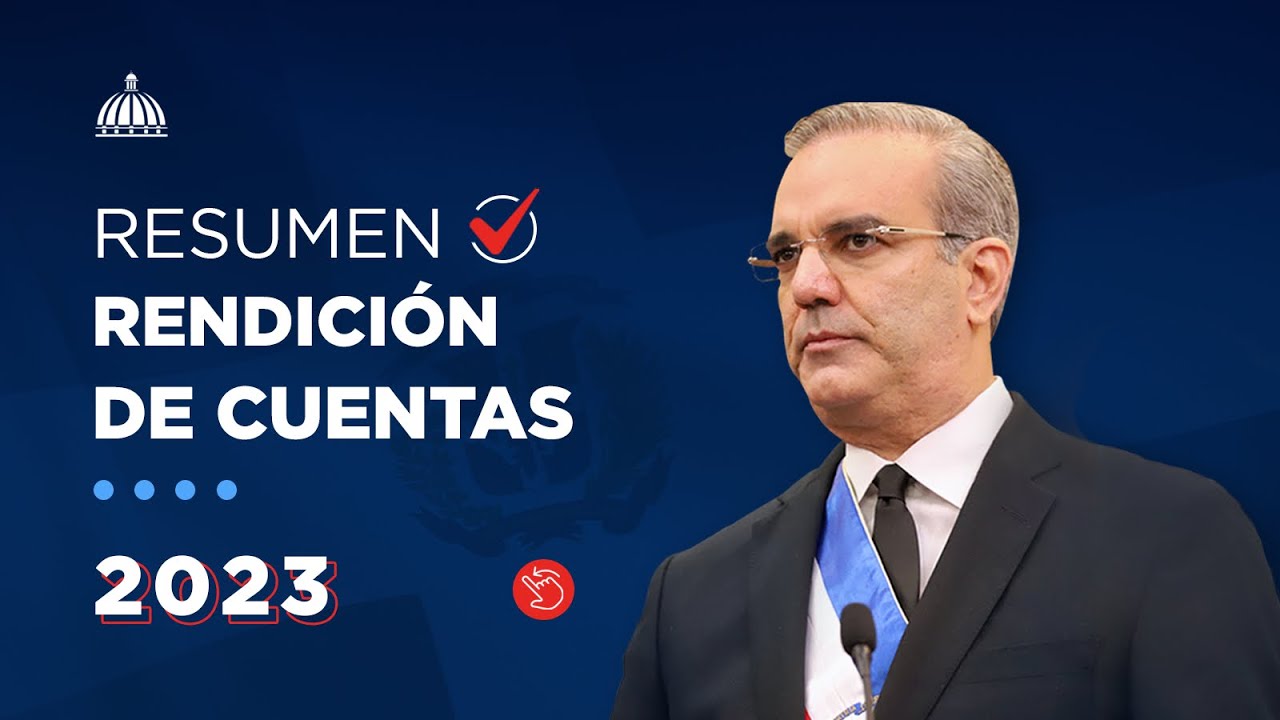 Tercera Rendición De Cuentas 2023 Del Presidente Luis Abinader # ...