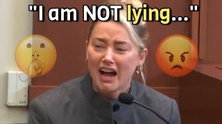Amber Heard LYING for almost 20 minutes straight