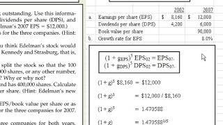 New Stock Issue, Underwriting and Flotation Costs,  P19-3 12e Parts B, C