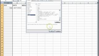 Microsoft Excel: Tracking Your Body Weight (Part 1)