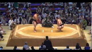 Higonojo vs Yoshiazuma Day 2 Sumo Nagoya Basho July 2014