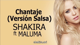 Shakira - Chantaje (Versión Salsa) ft. Maluma (Lyrics Video)