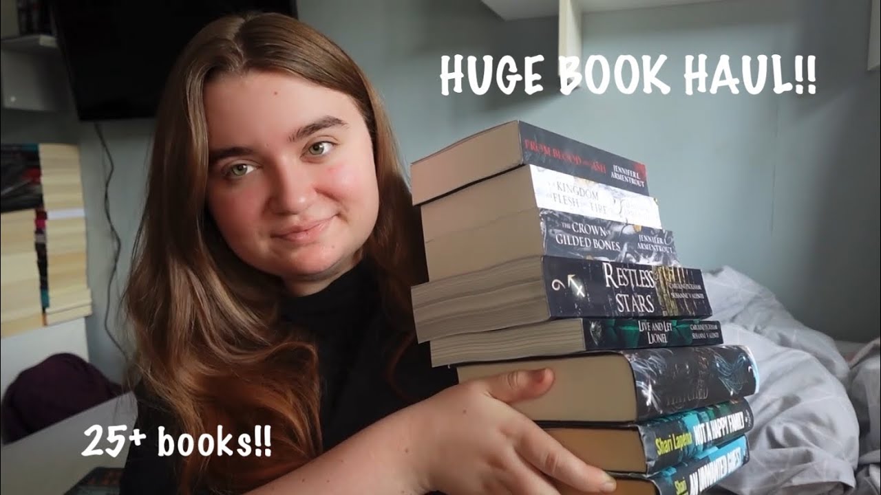 Huge Book Haul 25 Books Youtube
