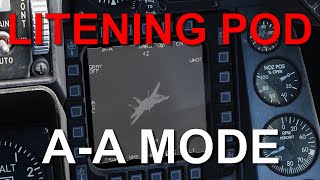 DCS: F-16 Litening Pod A-A MODE Basics