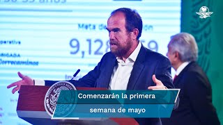 Anuncian plan de vacunación para adultos de 50 a 59 años en México; comienza el pre registro