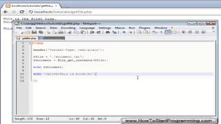 PHP Tutorial 24 Reading A File PHP For Beginners