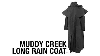 Muddy Creek Long Rain Coat Duster Jacket