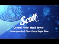 Scott® Control Rolled Hand Towel System - Uncompromised clean. Every single time.