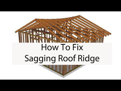How To Raise Sagging Roof Ridge – Building Repair Ideas How To Raise Sagging Roof Ridge – Building Repair Ideas