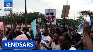 #EndSARS Day 3: Unrelenting Youths Continue Protest, Refuse To Back Down