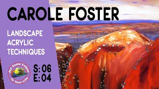 Fine art tips on How to Paint Landscapes in Acrylics with Carole Foster on Colour In Your Life