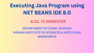 Run Java Program using NetBeans IDE 8 2