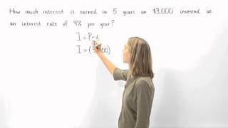 Simple Interest Formula | Math Placement Test Prep | MathHelp.com