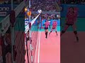 Sato shock reaction after of one on one block📌📌📌 #volleyball #volleyballplayer #creamline