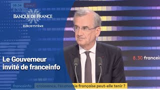 Le Gouverneur de la Banque de France, invité de la matinale de franceinfo | Banque de France