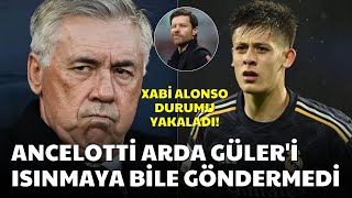 Ancelotti Arda Güler'i Isınmaya Bile Göndermedi, Xabi Alonso Durumu Fark Etti!