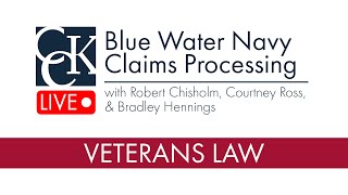 How VA Will Process Blue Water Navy Veterans' Claims