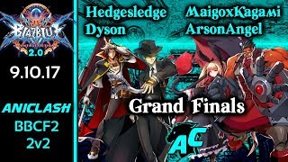 AniClash BBCF2 2v2 - Hedgesledge/Dyson vs Maigo/ArsonAngel Grand Finals - BBCF 2