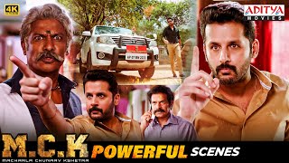 Macharla Chunaav Kshetra (M.C.K) Movie Powerful Scenes | Nithiin | Krithi Shetty | Aditya Movies