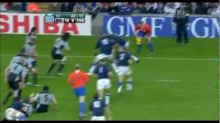 Thierry Dusautoir's record 38 tackles and Try vs New Zealand RWC 2007