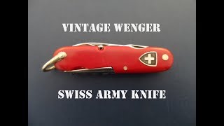 Vintage Wenger Wengerinox Swiss Army Knife