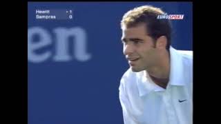 Retro Tennis Match Lleyton Hewitt vs Pete Sampras US Open 2001 Final