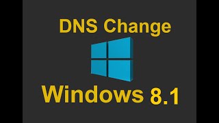 Change DNS Windows 8 - 8.1