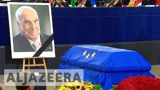 EU pays tribute to ex-German Chancellor Helmut Kohl