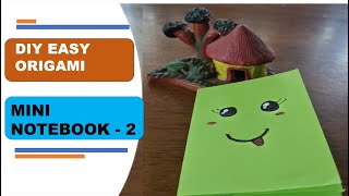 DIY MINI NOTEBOOKS | ORIGAMI BOOK - Part 2,Without glue
