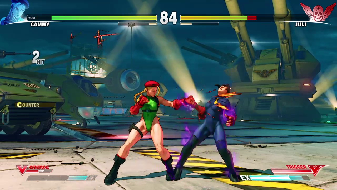 STREET FIGHTER V Cammy Vs Juli - YouTube