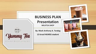 BUSINESS PLAN PRESENTATION |MILKTEA SHOP | How to make business plan |Powerpoint