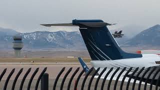 F/A-18F from VX-31 Dust Devils departing KBJC