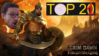 Grim Dawn Livestream - Checking out "Top 20 SC Builds" for 1.2.1.6
