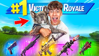 Letting my PUPPY Pick my LOOT in Fortnite!