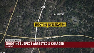 Man arrested in connection to Laurens shooting, police say