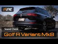 Volkswagen Golf R Variant (Mk8) – iPE Valvetronic Exhaust System (Sound Check)