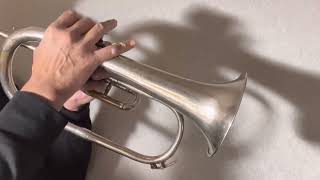 “Hier Encore” by Flugelhorn made in France 1878 /145年前のフランス製フリューゲルホルンでシャルル・アズナブールの名曲「帰り来ぬ青春」