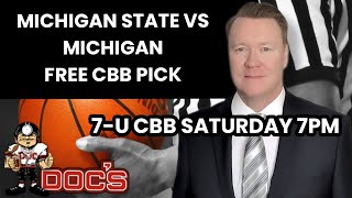College Basketball Pick - Michigan State vs Michigan Prediction, 2/18/2023 Free Best Bets & Odds