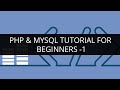 PHP & MySQL Tutorial - 1 | PHP Tutorial for Beginners - 1 | Learn PHP | Edureka
