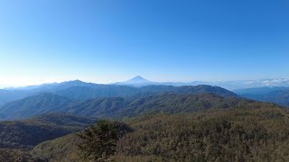 笠取山から見る富士山