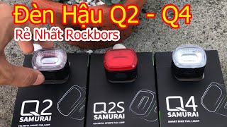 So Sánh 3 Mẫu Đèn Hậu Rockbros Q2,Q4 Cảm Biến Rẻ Nhất