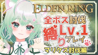 【ELDEN RING 縛りプレイ】キャラLv.1で(ほぼ)全てのボス討伐をがんばう💕୧( ˃◡˂ )୨ [191 / 204体]：マリケス討伐編【エルデンリング/さがにゃん/VTuber】