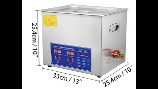 Vevor 10l ultrasonic cleaner unboxing