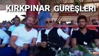 İsmail Balaban ve Batuhan Kırkpınar Güreşlerine konuk oldular