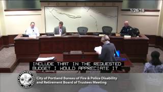 FPDR Board of Trustees Meeting 2016-01-26