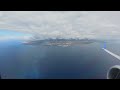 takeoff kona airport. united flight 2372 737 max 9 takeoff 10 11 2024 with great views.