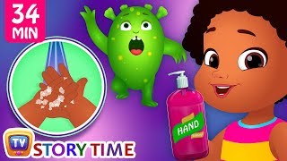Chiku Learns to Wash her Hands + More ChuChu TV Storytime Good Habits Bedtime Stories for Kids